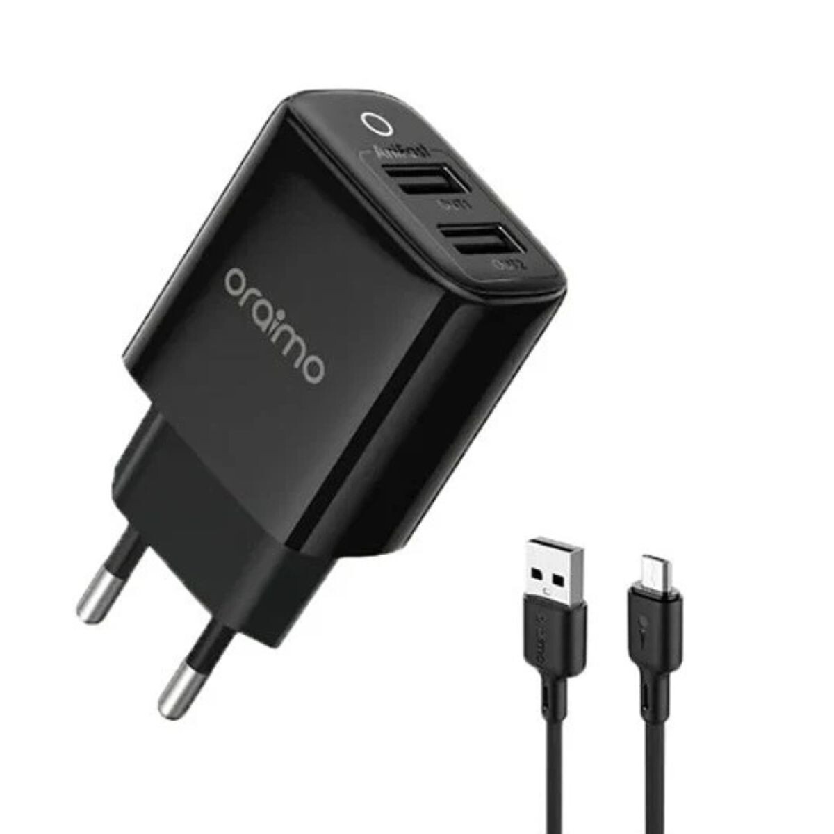 Cargador Dual Oraimo MicroUSB E67D+M53 