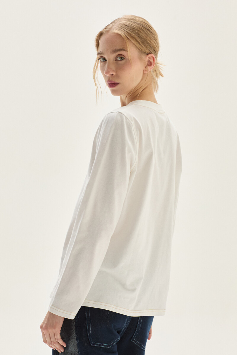 Remera Marigold Blanco