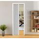 Puerta Pvc Corrediza Plegable Acordeon 210 X 90 Cm Blanco