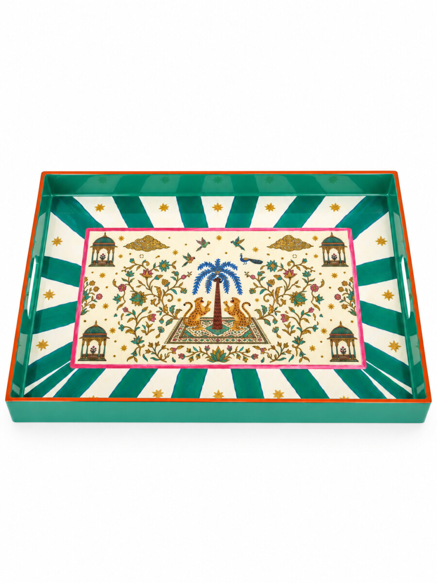 BANDEJA RECTANGULAR - MULTICOLOR 