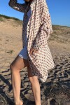 Camisa Cala Block Print Lila