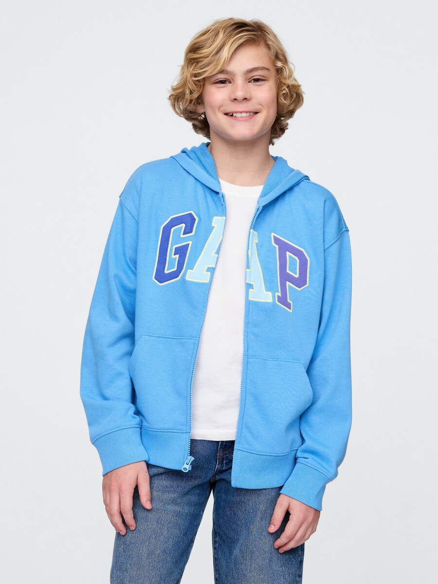 Canguro Con Cierre Logo Gap Niño - Beach Ball Blue 