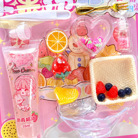 Set creativo slime Postre con frutos Sc