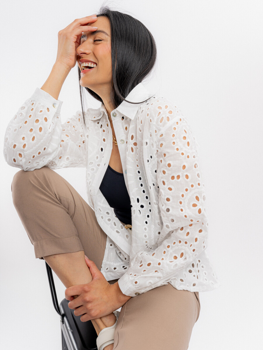 Camisa full broderie 