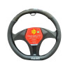 Cubre Volante Momo Auto Base Plana Negro Con Gris Cubre Volante Momo Auto Base Plana Negro Con Gris