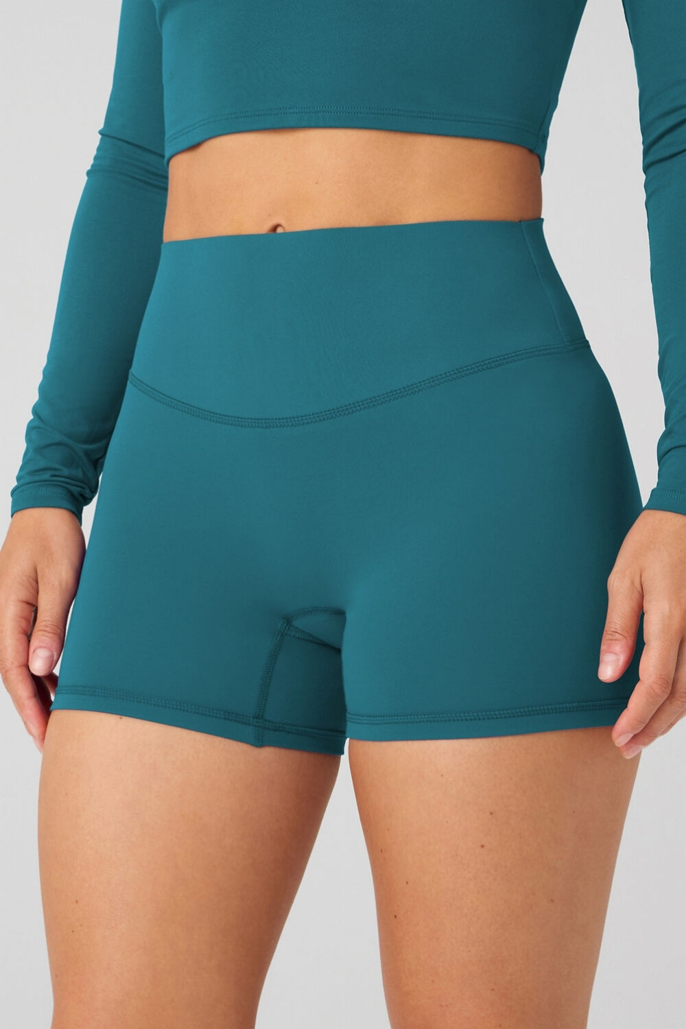 Short The No-Seam Pureluxe Tlc Short 4 Mujer Green Abyss