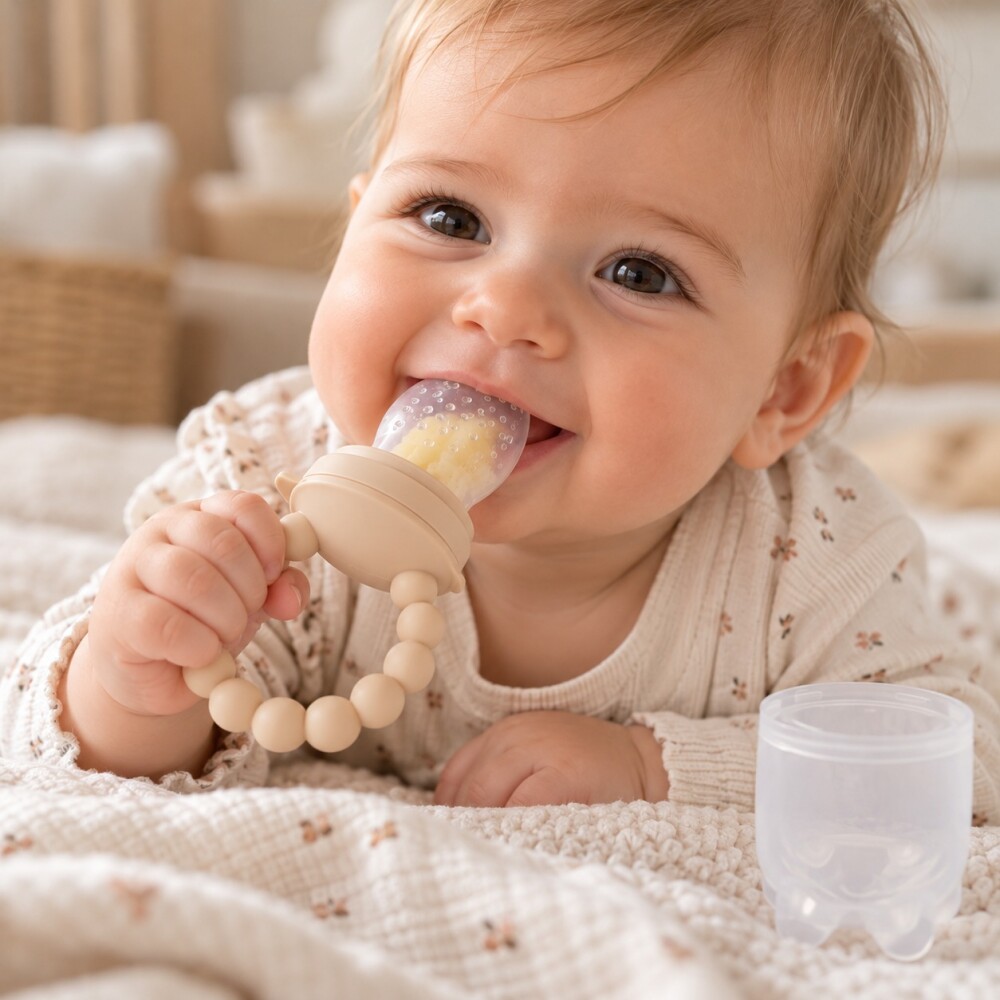 Mordillo alimentacion MOON beige