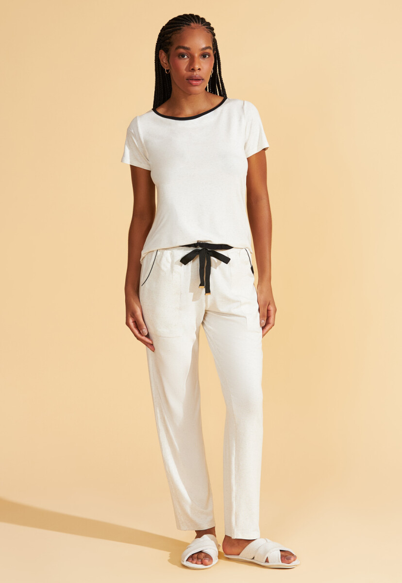 CONJUNTO LISO - MESCLA PALHA-3636 