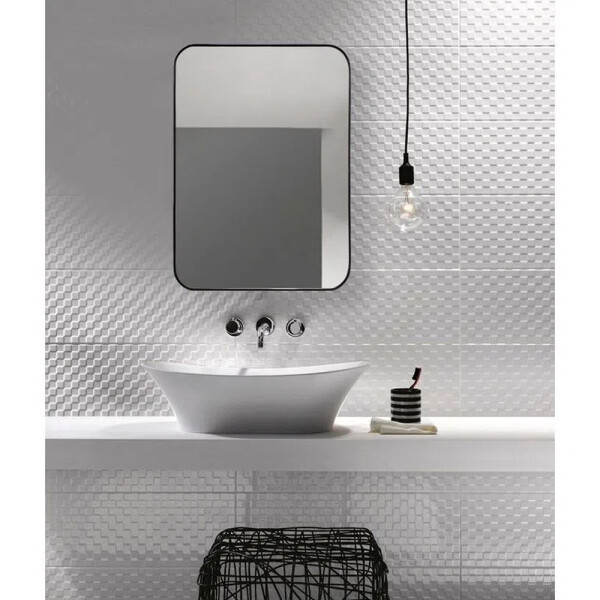 ESPEJO RECTANGULAR DE 60X45 CM <br /> CON MARCO NEGRO Espejo Rectangular De 60x45 Cm <br /> Con Marco Negro