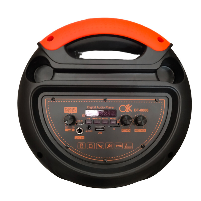 Parlante Torre portátil RX8232B Bluetooth 2 x 8" 20W con micrófono y luces bajas Parlante Torre portátil RX8232B Bluetooth 2 x 8" 20W con micrófono y luces bajas