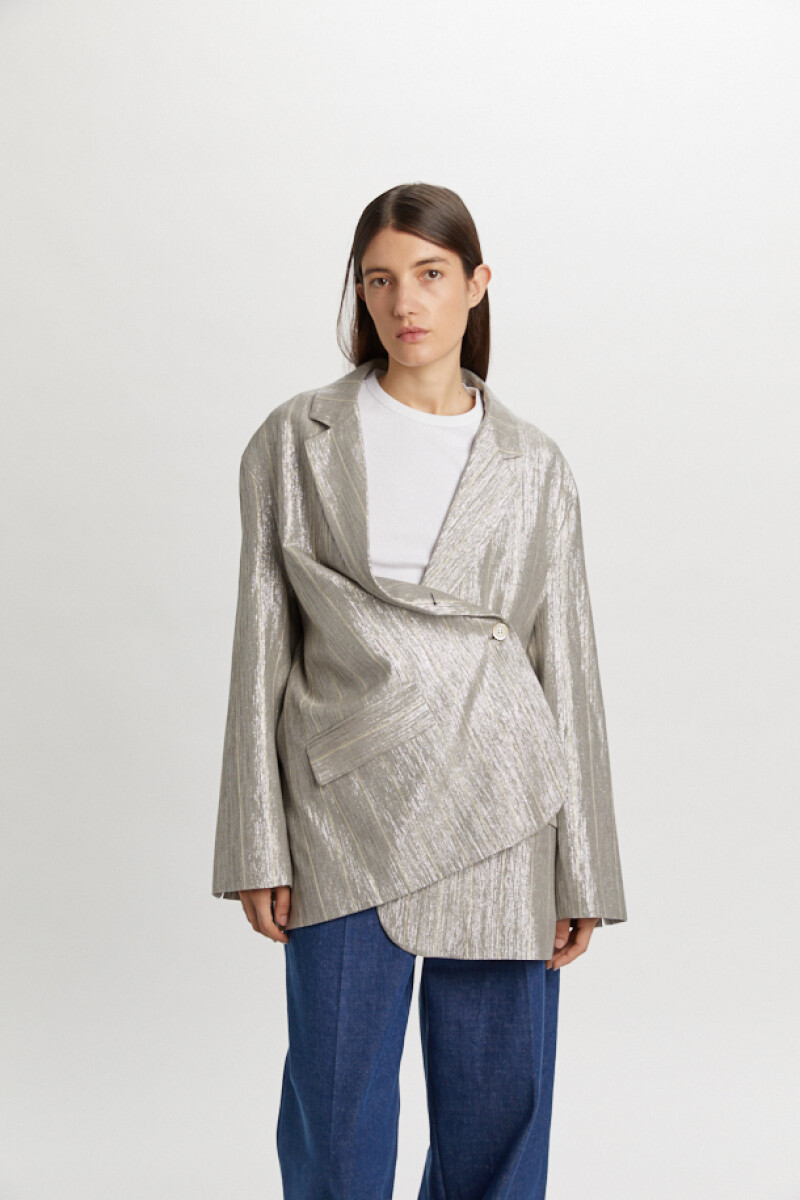 CHAQUETA MANNISH Plata