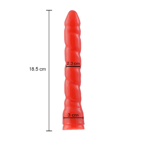 Vela Anal Maciza Rojo
