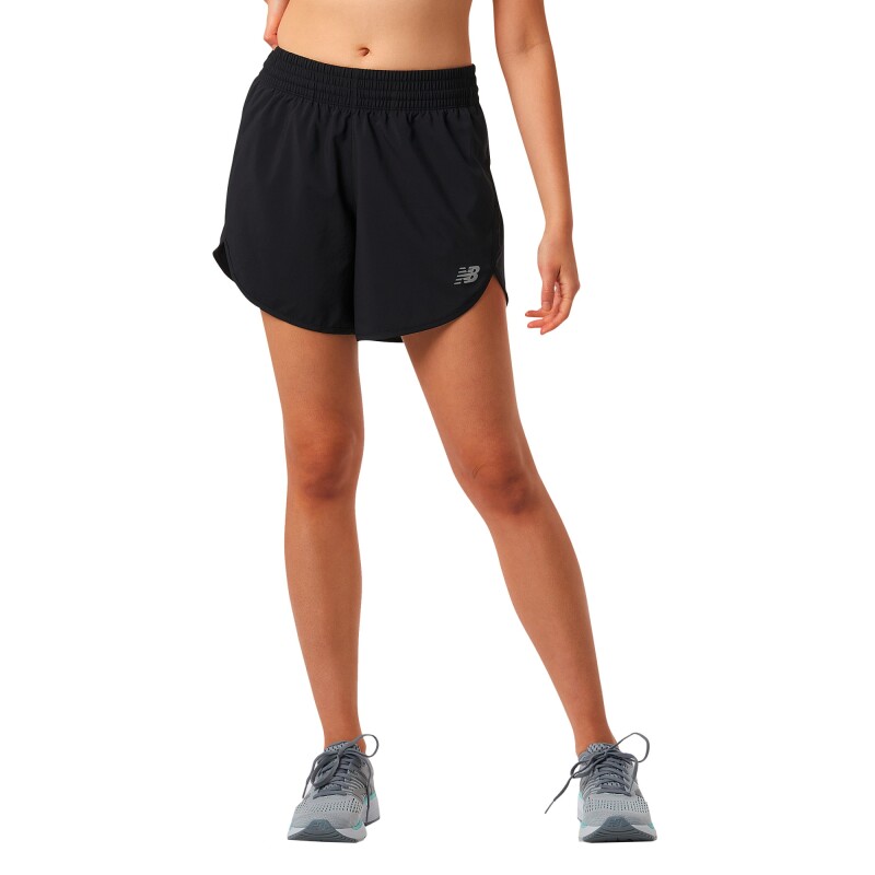Pantalón Corto Accelerate 5 Inch de Mujer Negro
