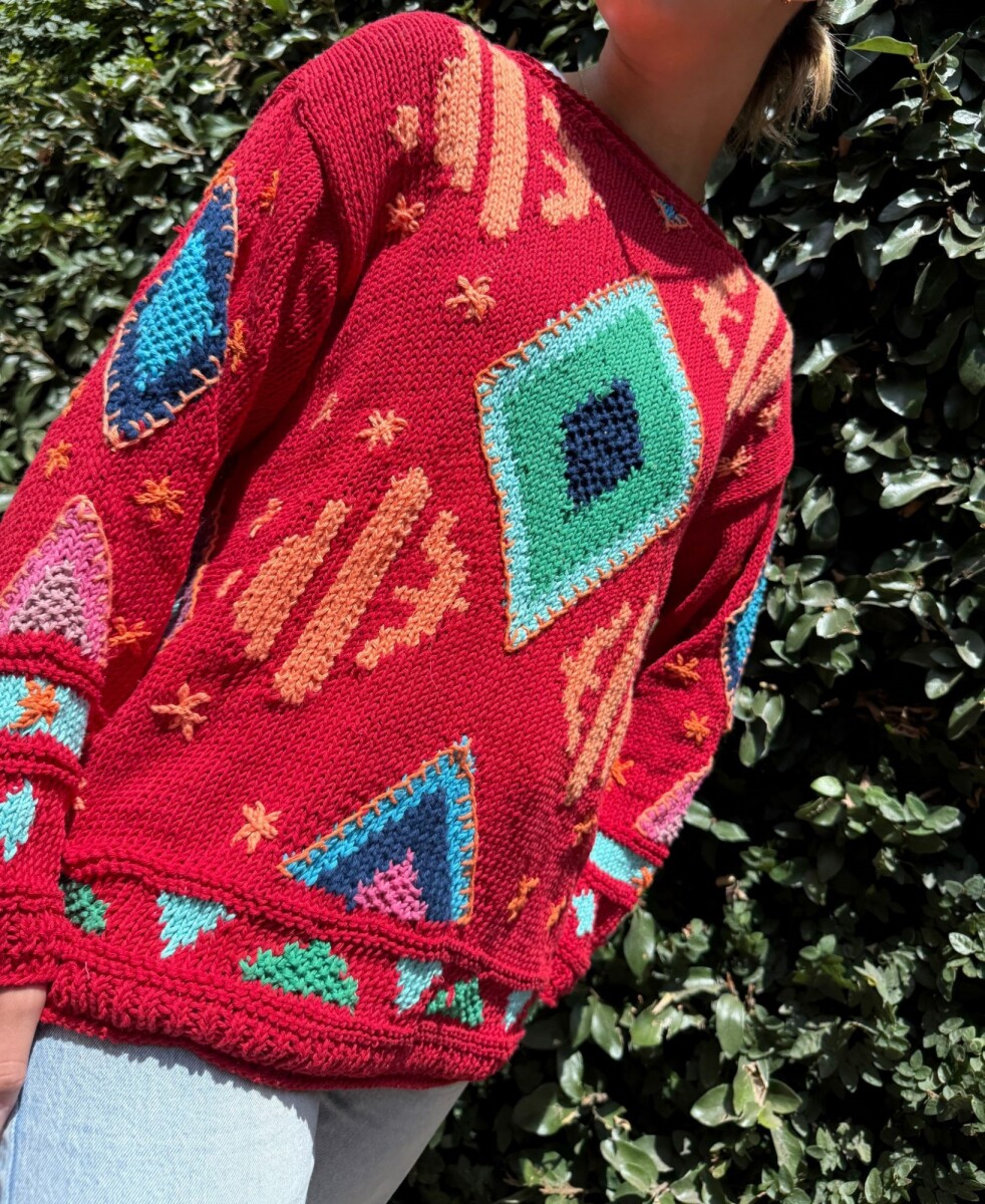 Sweater Gitano - Base Rojo 