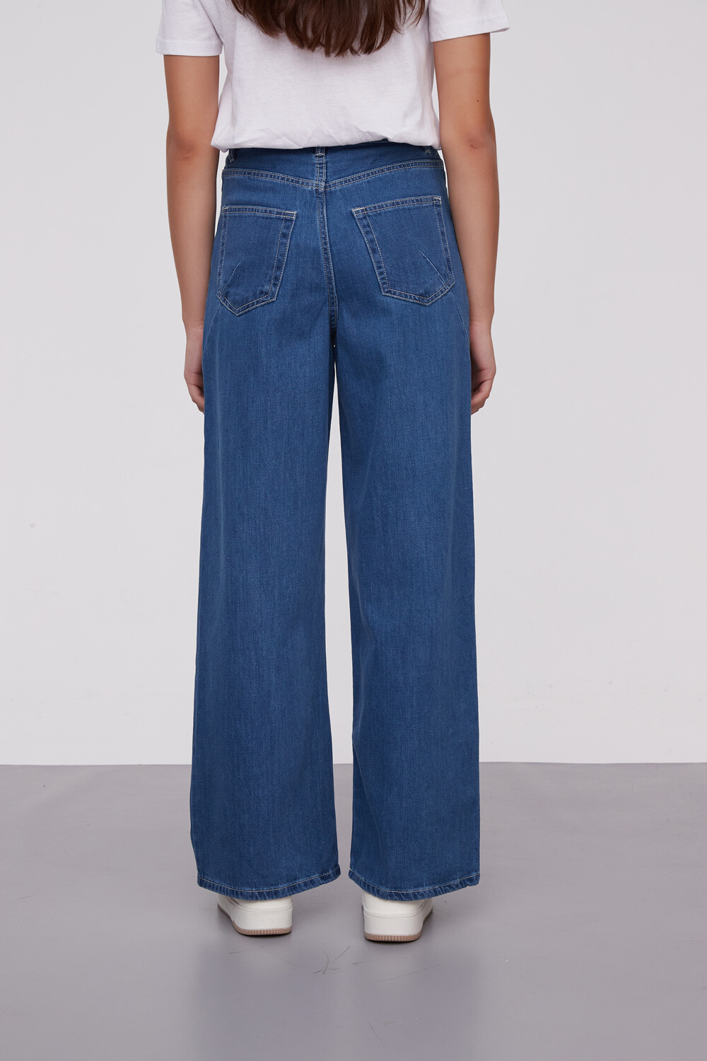 Pantalon Lenicete Azul Medio