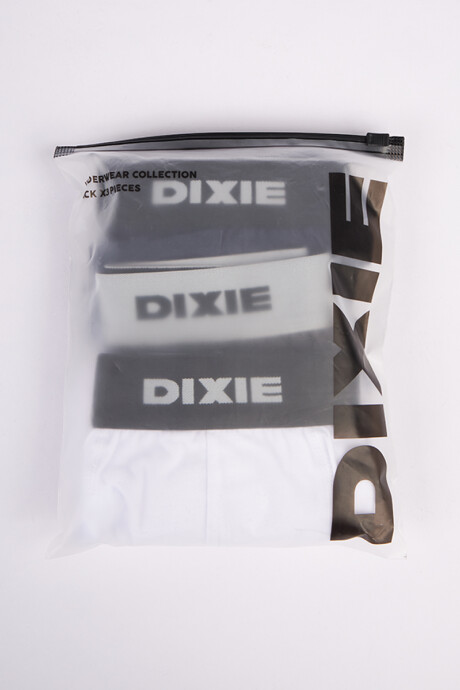 BOXER MERUN DIXIE Blanco/gr Osc/navy