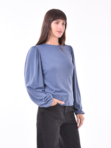 REMERA EVA AZUL PIEDRA