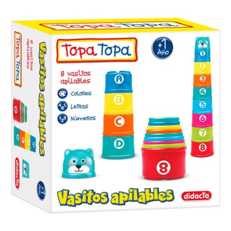 Juego de encastre Didacta Vasitos Apilables Juego de encastre Didacta Vasitos Apilables
