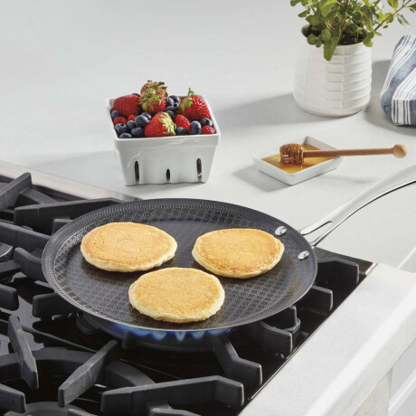 Fusionplus Hybrid Plancha Redonda 12'' Con Asas Cool Grip? Acero Inoxidable