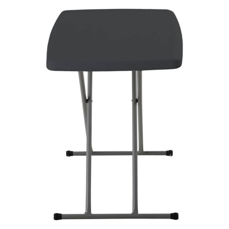Mesa Plegable Auxiliar Camping Jardín 76x50x28cm Negro
