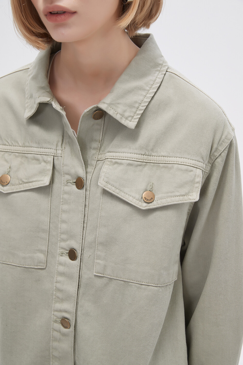 Campera Gioacchino Verde Grisaceo