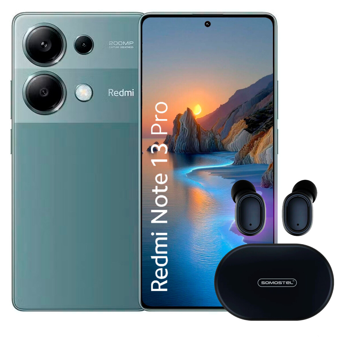 Xiaomi Redmi Note 13 Pro 8/256 Gb 4g + Regalo - PK XIAOMI NOTE 13 PRO 8/256 4G VERDE +RE 
