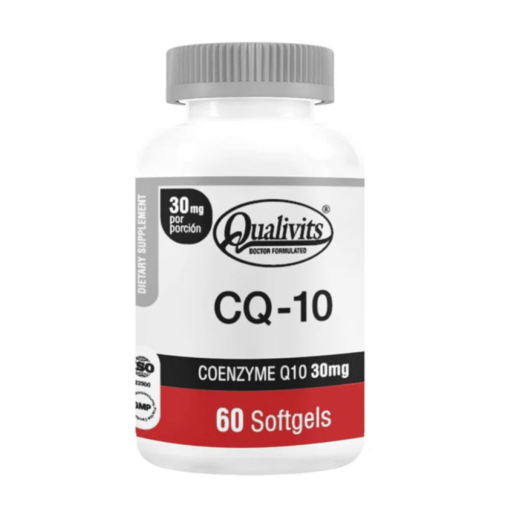 Coenzima Q10 30 mg | 60 Softgels - Qualivits Coenzima Q10 30 mg | 60 Softgels - Qualivits