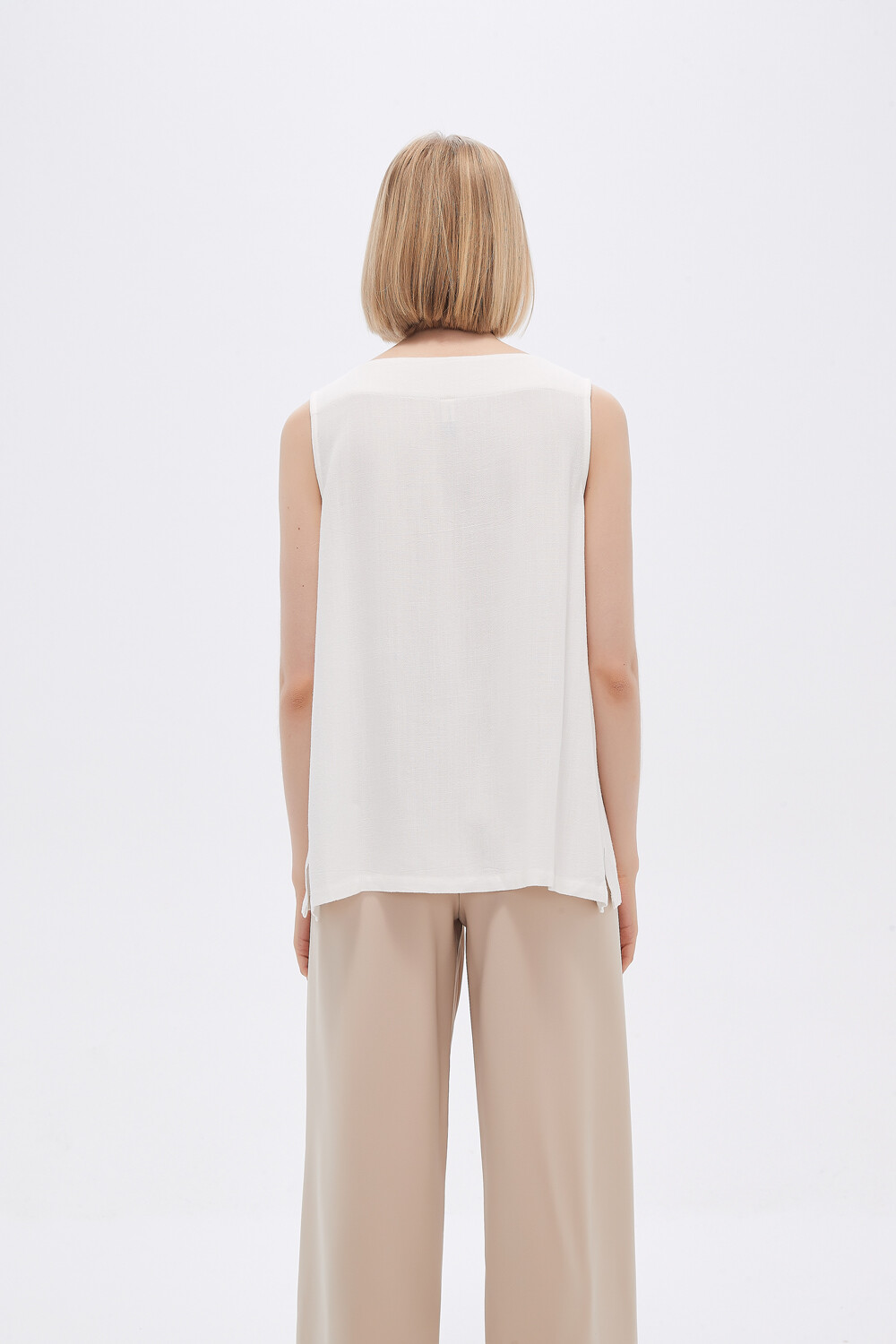 Musculosa Peder Marfil / Off White