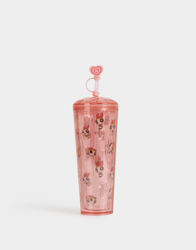 Accesorios Cocina Vaso Largo "chicas Superpoderosas" - Fucsia Claro
