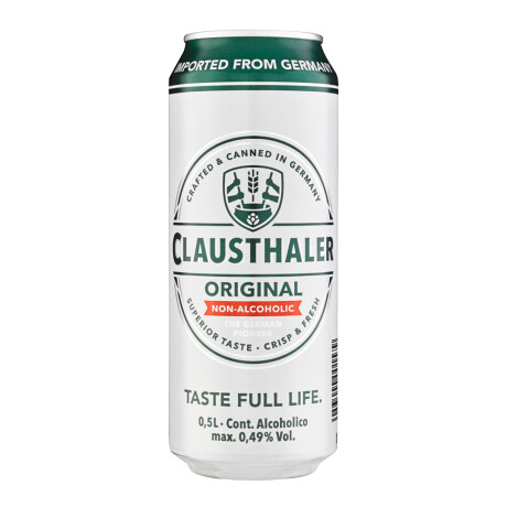Lata Cerveza Clausthaler sin Alcohol 500ML 001