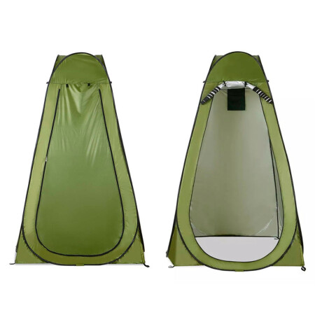 Carpa Autoarmable de Baño Plegable Portable p/ Camping Playa Verde