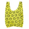 Bolsa Re-utilizable de Nylon Reciclado, Impermeable Yellow Happy