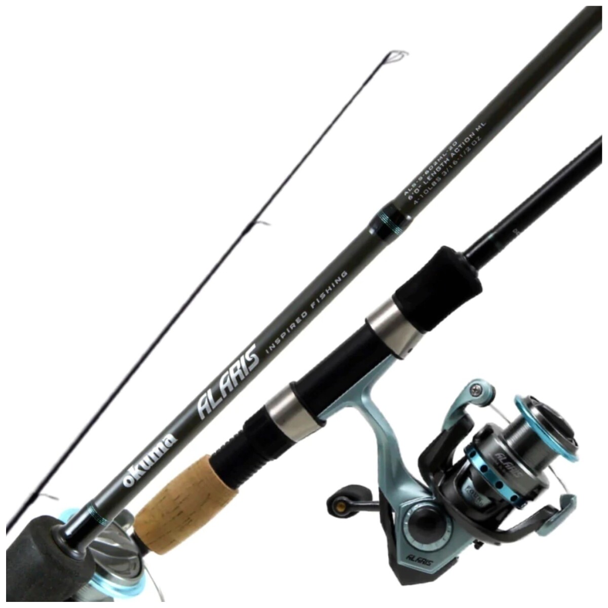 COMBO OKUMA ALARIS 1.95Mts 2TR + REEL 30 3BB ALS-702M-3 