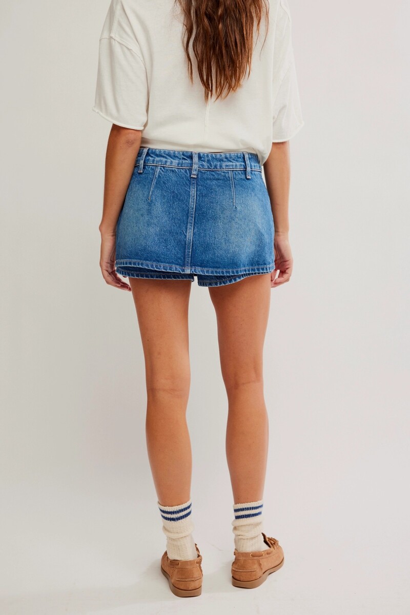 GALIVANTING SKORT Azul