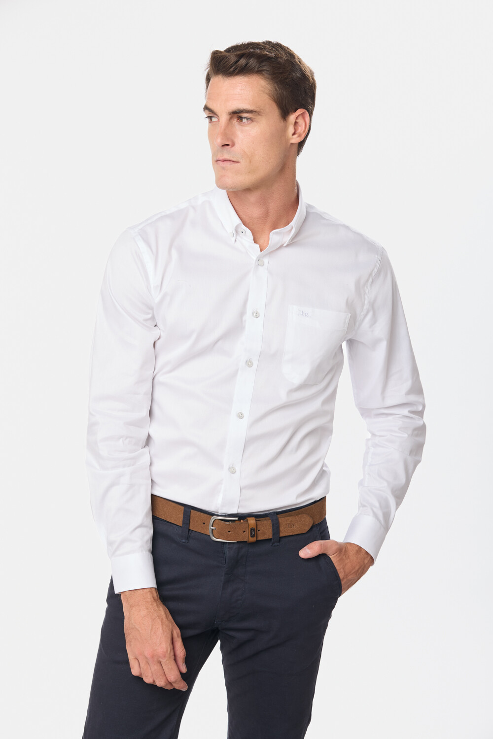 CAMISA LISA SPORT Blanco