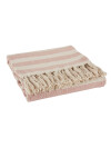 Manta throw AMASONLILJE 130x170 rosa/beige Manta throw AMASONLILJE 130x170 rosa/beige