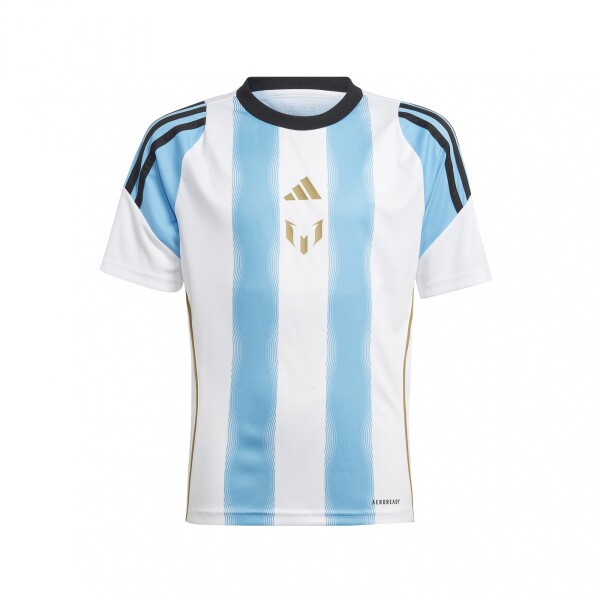 CAMISETA ENTRENAMIENTO adidas MESSI white/semi blue burst