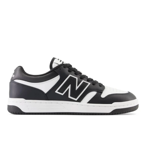 Championes New Balance de Hombre - 480 - BB480LBA WHITE/BLACK