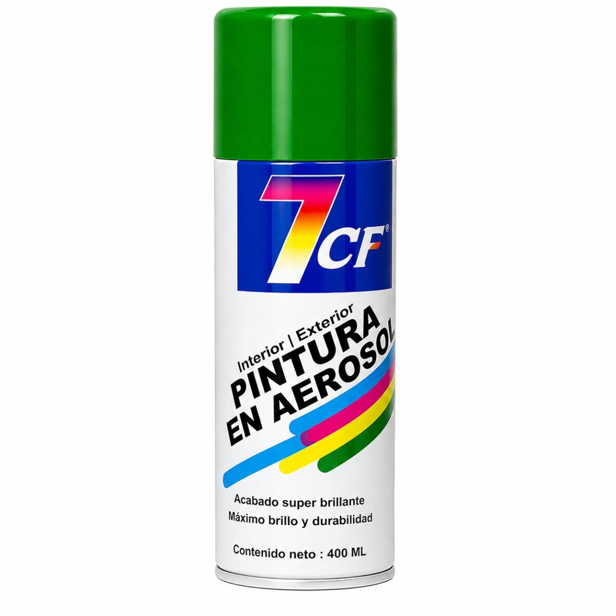 ESMALTE AEROSOL BRILLANTE 7CF 400ml. - Verde Luz Forest Green 37 