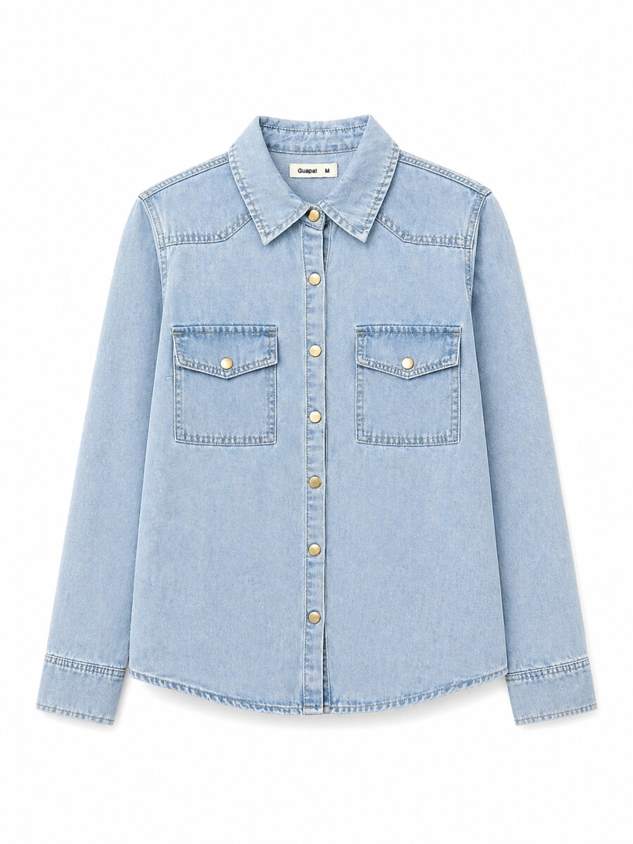 CAMISA ARTI - CELESTE 
