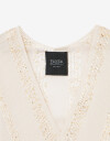 Kimonos Kimono Con Lurex - Blanco Crudo