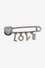 JIBBITZ CROCS LOVE SAFETY PIN Plata