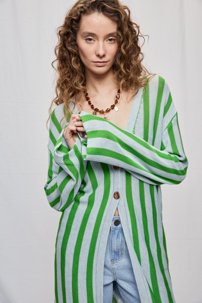 CARDIGAN SAKE Verde