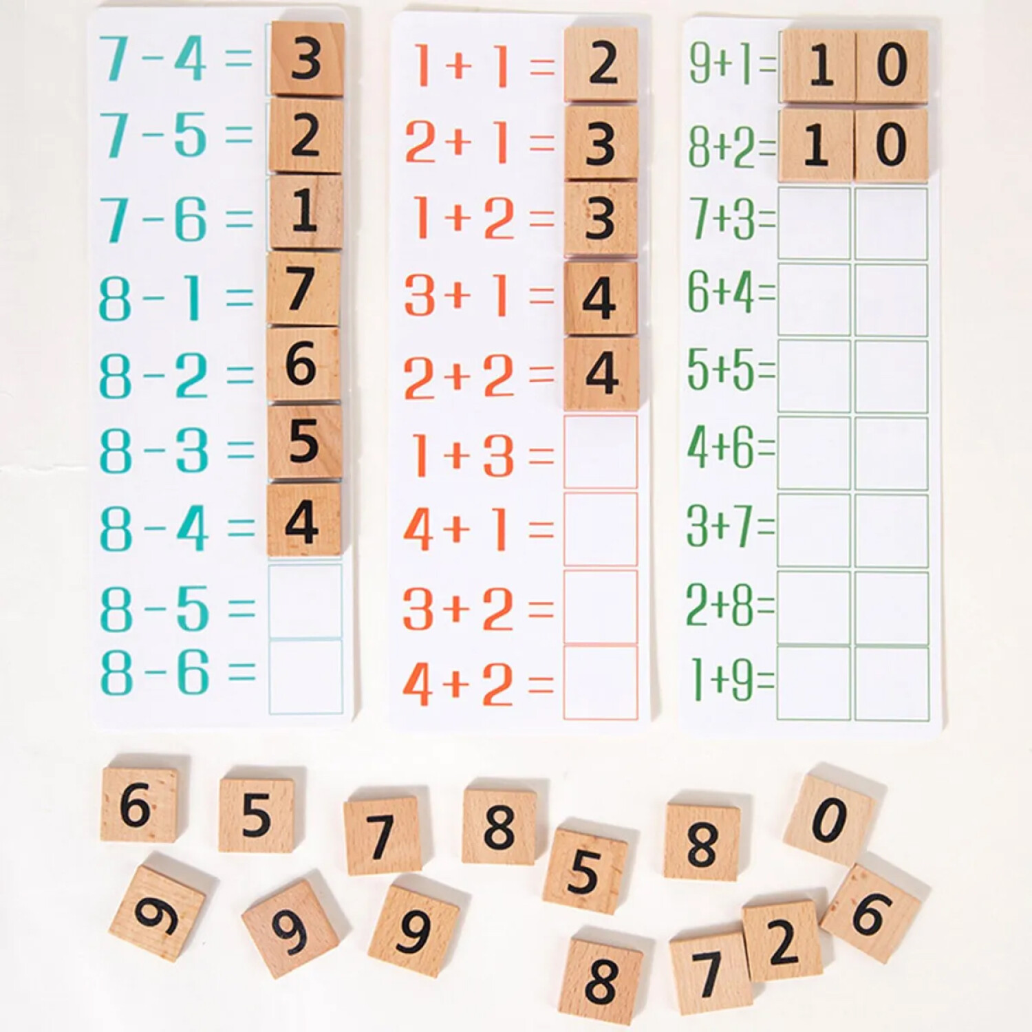 Rompecabezas De Numeros De Madera, Juguetes Educativos Prees Rompecabezas De Numeros De Madera, Juguetes Educativos Prees