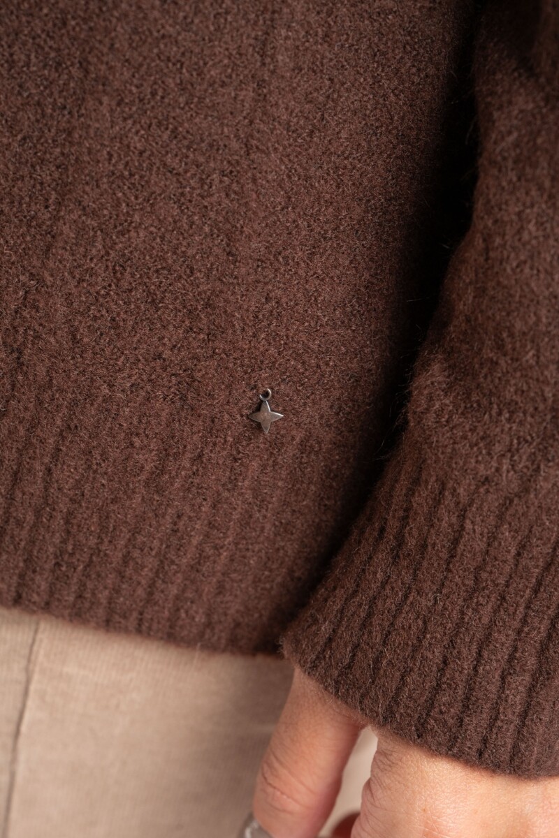 Cardigan Texturado Chocolate
