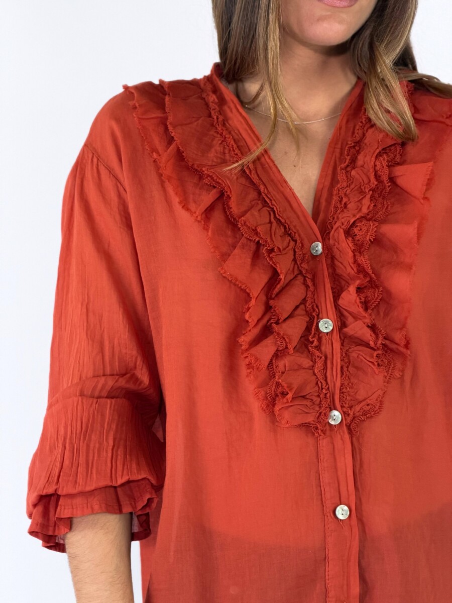 BLUSA MARINO - TERRACOTA 