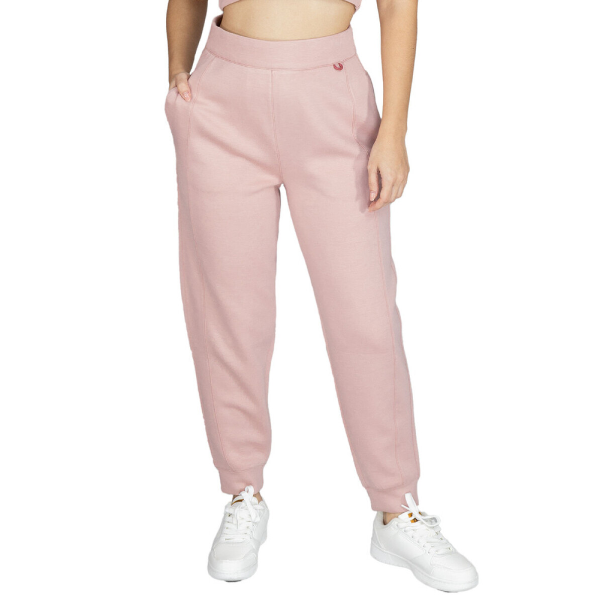 JOGGER PANT FEM EVELAST HERITAGE PK W6 M - ROSA/GRAFITO 