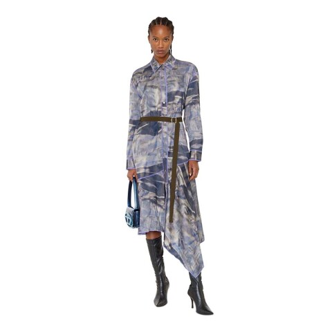 Vestido Para Mujer D-Weig-Cmf Blue Denim