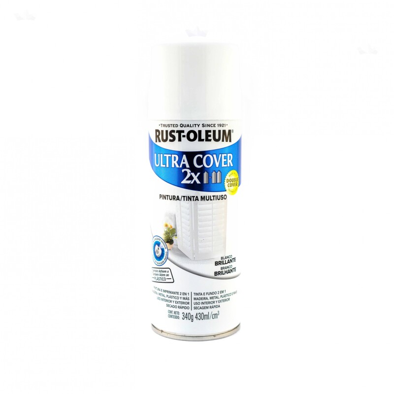 AEROSOL ULTRA COVER 2X BLANCO BRILLANTE- 340GRS N/A