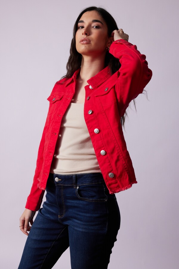 Camperita Jean Flecos ROJO